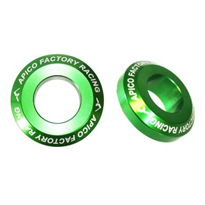 REAR WHEEL SPACER PRO KAWASAKI KX125/250 03-08, KX250F/450F 04-25, KX250XC/450XC 21-25 GREEN (R)